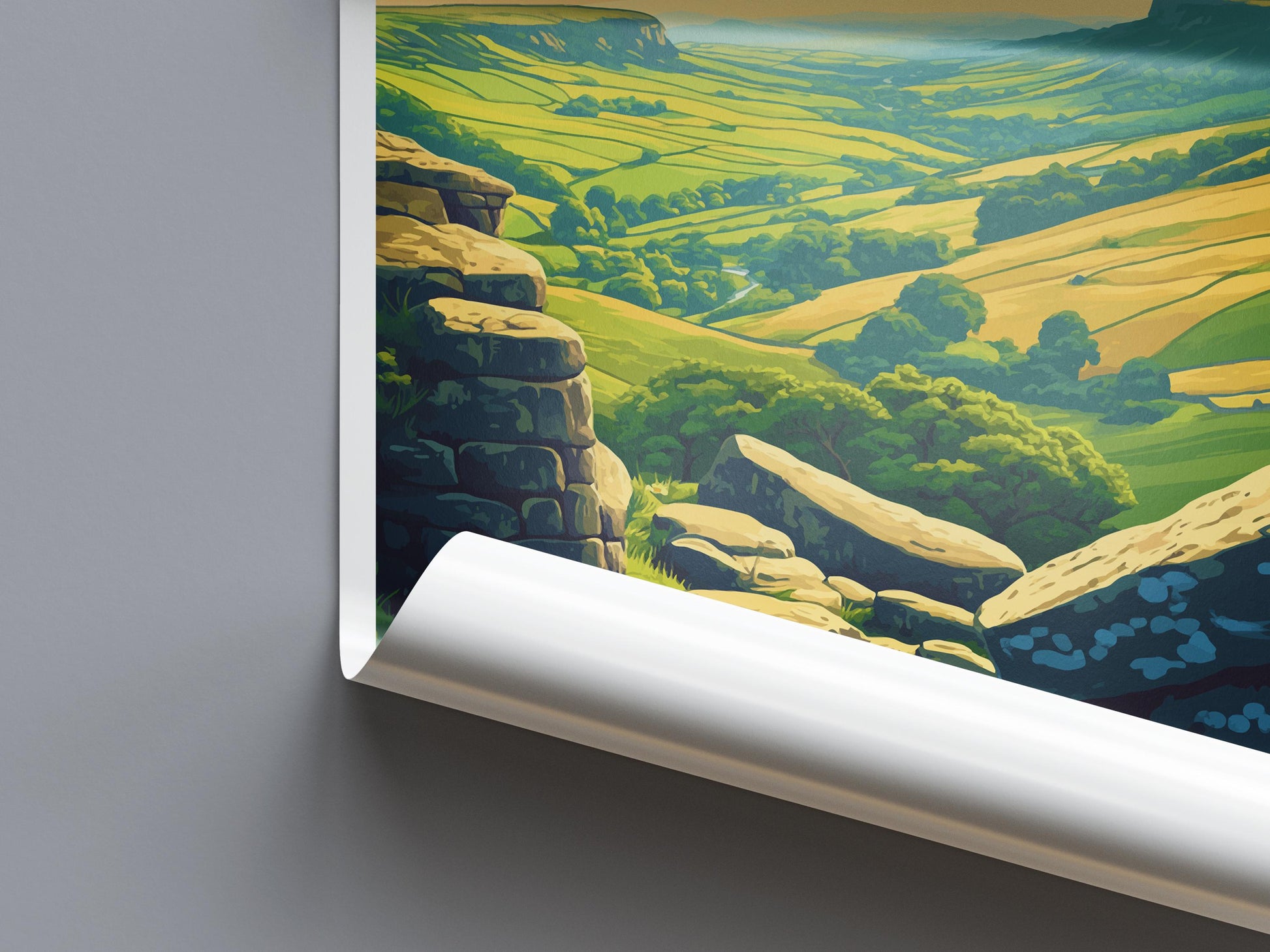 Peak District Print Peak District Home Decor Landscape Art Print Peak District Wall Art Nature Enthusiast Gift Wall Hanging Peak District UK