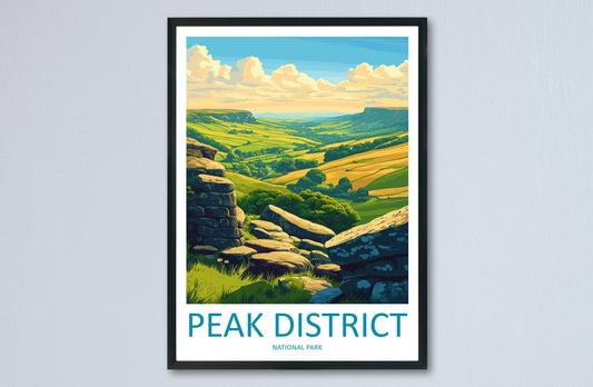 Peak District Print Peak District Home Decor Landscape Art Print Peak District Wall Art Nature Enthusiast Gift Wall Hanging Peak District UK