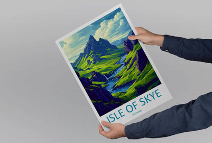 Isle Of Skye Travel Print Wall Art Isle Of Skye Wall Hanging Home Décor Isle Of Skye Gift Art Lovers Scotland Art Lover Gift Isle Of Skye