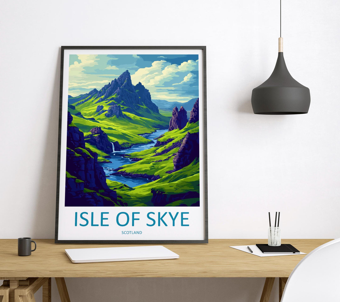 Isle Of Skye Travel Print Wall Art Isle Of Skye Wall Hanging Home Décor Isle Of Skye Gift Art Lovers Scotland Art Lover Gift Isle Of Skye