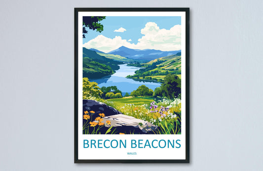 Brecon Beacons Print Brecon Beacons Home Decor Landscape Art Print Brecon Beacons Wall Nature Enthusiast Gift Wall Hanging Brecon Beacons