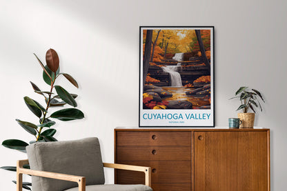 Cuyahoga Valley National Park Travel Print Cuyahoga Valley Wall Decor Ohio Cuyahoga Art Cuyahoga Wall Art Ohio Poster Gift for National Park