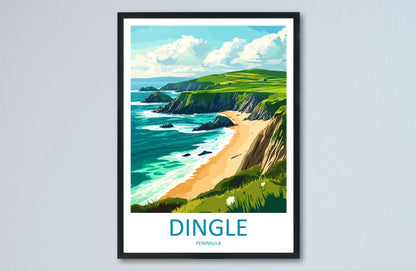 Dingle Peninsula Print Dingle Peninsula Home Decor Landscape Art Print Dingle Peninsula Wall Art for Ireland Enthusiast Gift Wall Hanging