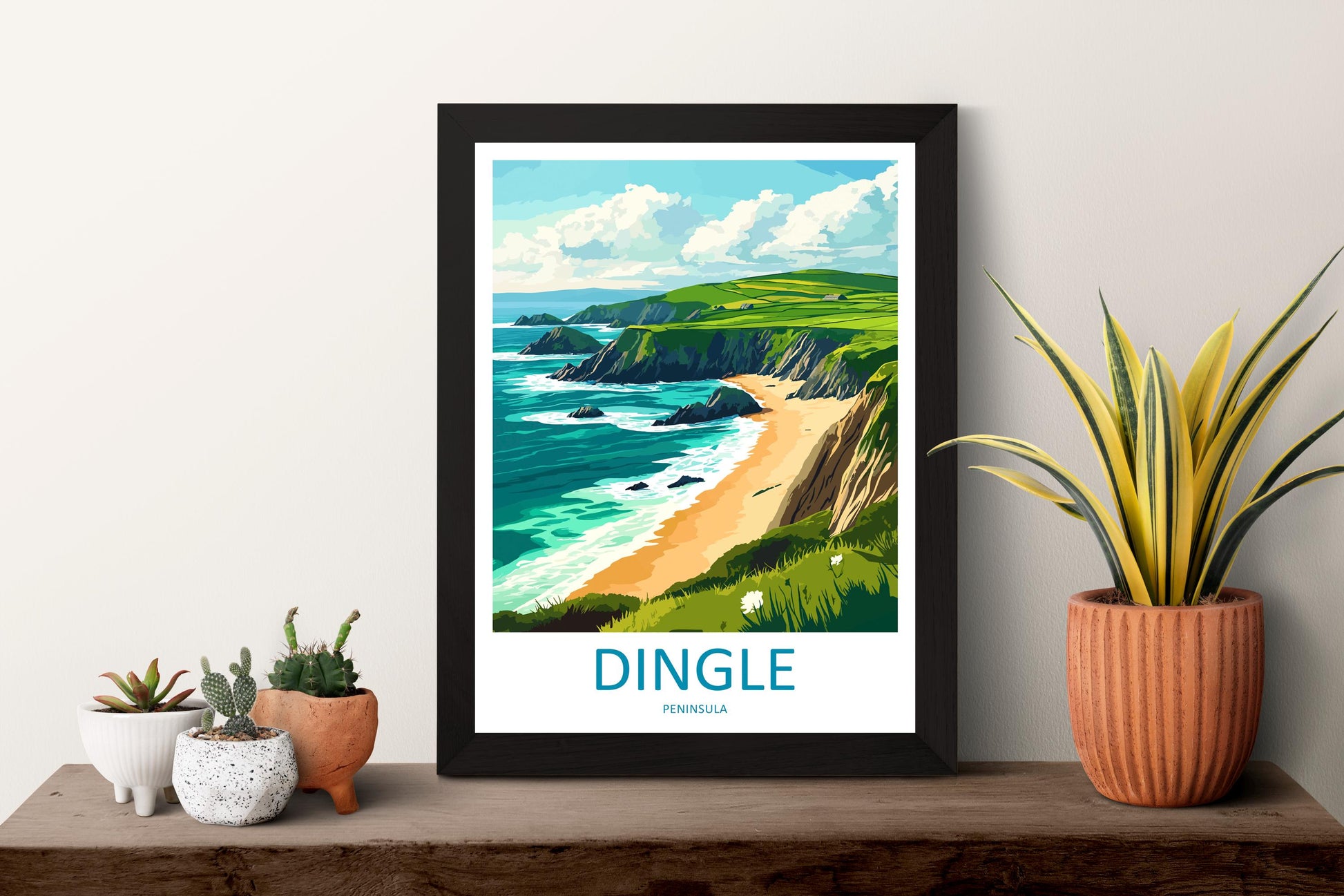 Dingle Peninsula Print Dingle Peninsula Home Decor Landscape Art Print Dingle Peninsula Wall Art for Ireland Enthusiast Gift Wall Hanging