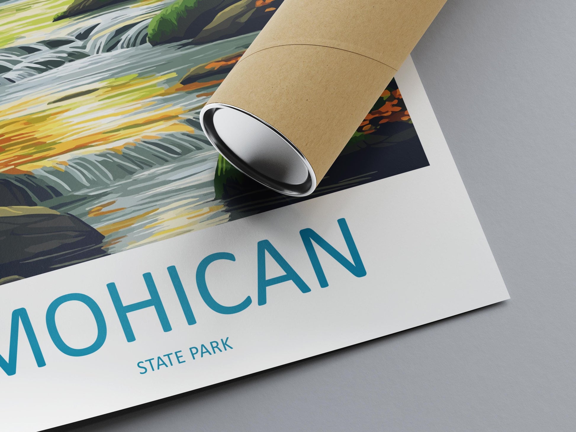 Mohican State Park Travel Print Mohican Wall Decor Ohio Mohican Art Mohican Wall Art Ohio Poster Gift for Nature and Adventure Lovers
