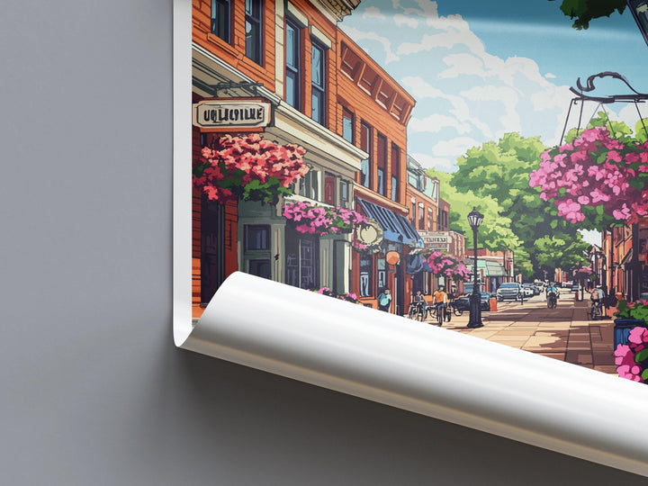 Cedar Falls Travel Print Cedar Falls Wall Decor Ohio Cedar Falls Art Cedar Falls Wall Art Ohio Poster Gift Cedar Falls Poster Ohio Travel