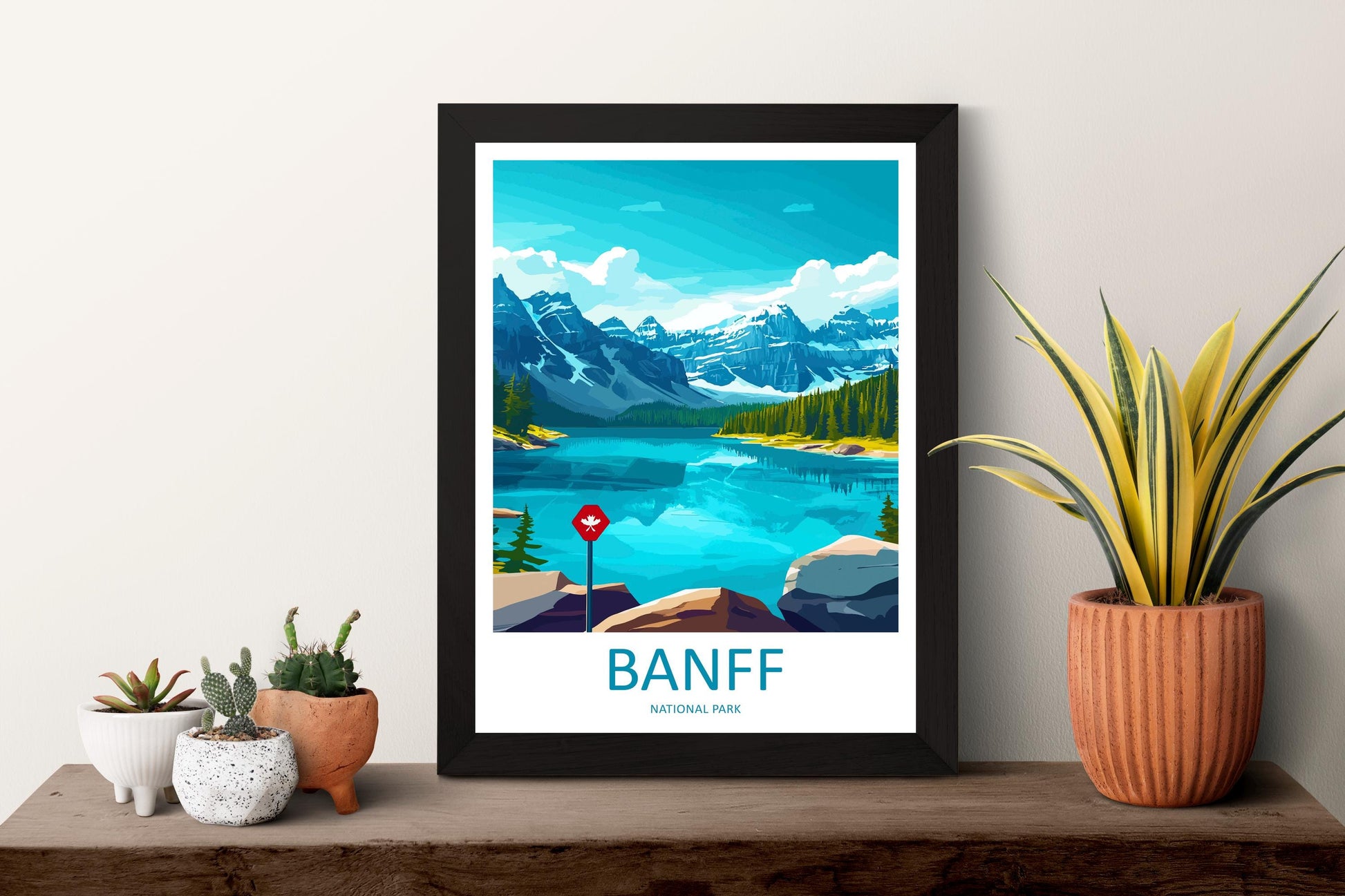 Banff National Park Travel Print Wall Art Banff Wall Hanging Home Décor Banff Gift Art Lovers Canada Art Lover Gift