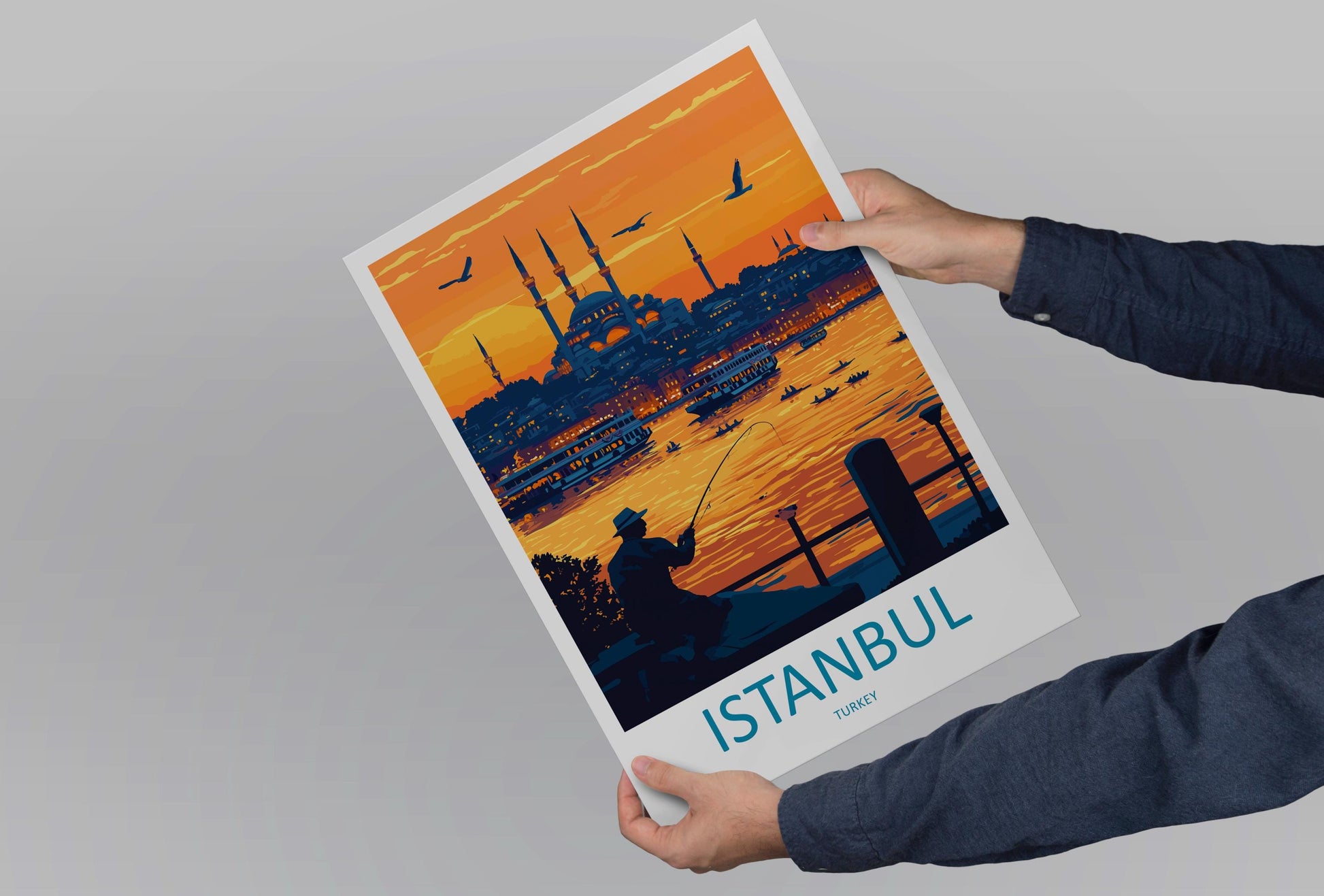 Istanbul Travel Print Wall Art Istanbul Wall Hanging Home Decoration Istanbul Gift Art Lovers Wall Art Print Art Istanbul Wall Print Turkey