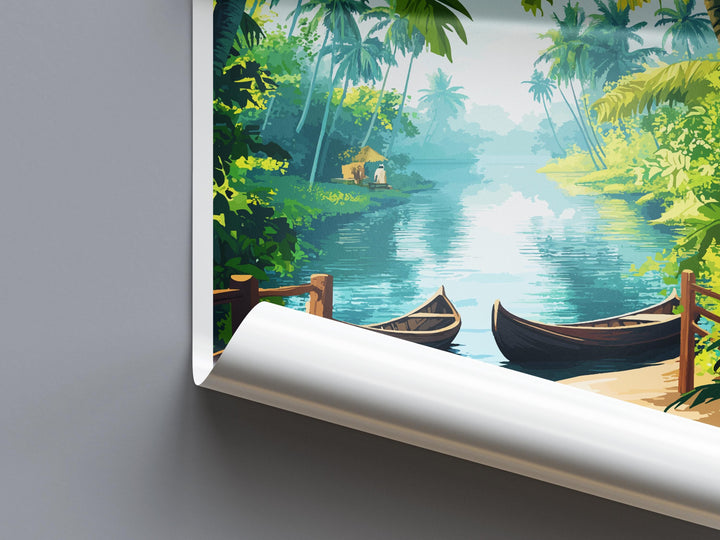 Kerala Travel Print Wall Art Kerala Wall Hanging Home Décor Kerala Gift Art Lovers India Art Lover Gift Wall Décor