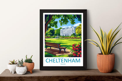 Cheltenham Travel Print Wall Art Cheltenham Wall Hanging Home Décor Cheltenham Gift Art Lovers England Art Lover Gift Cheltenham Art