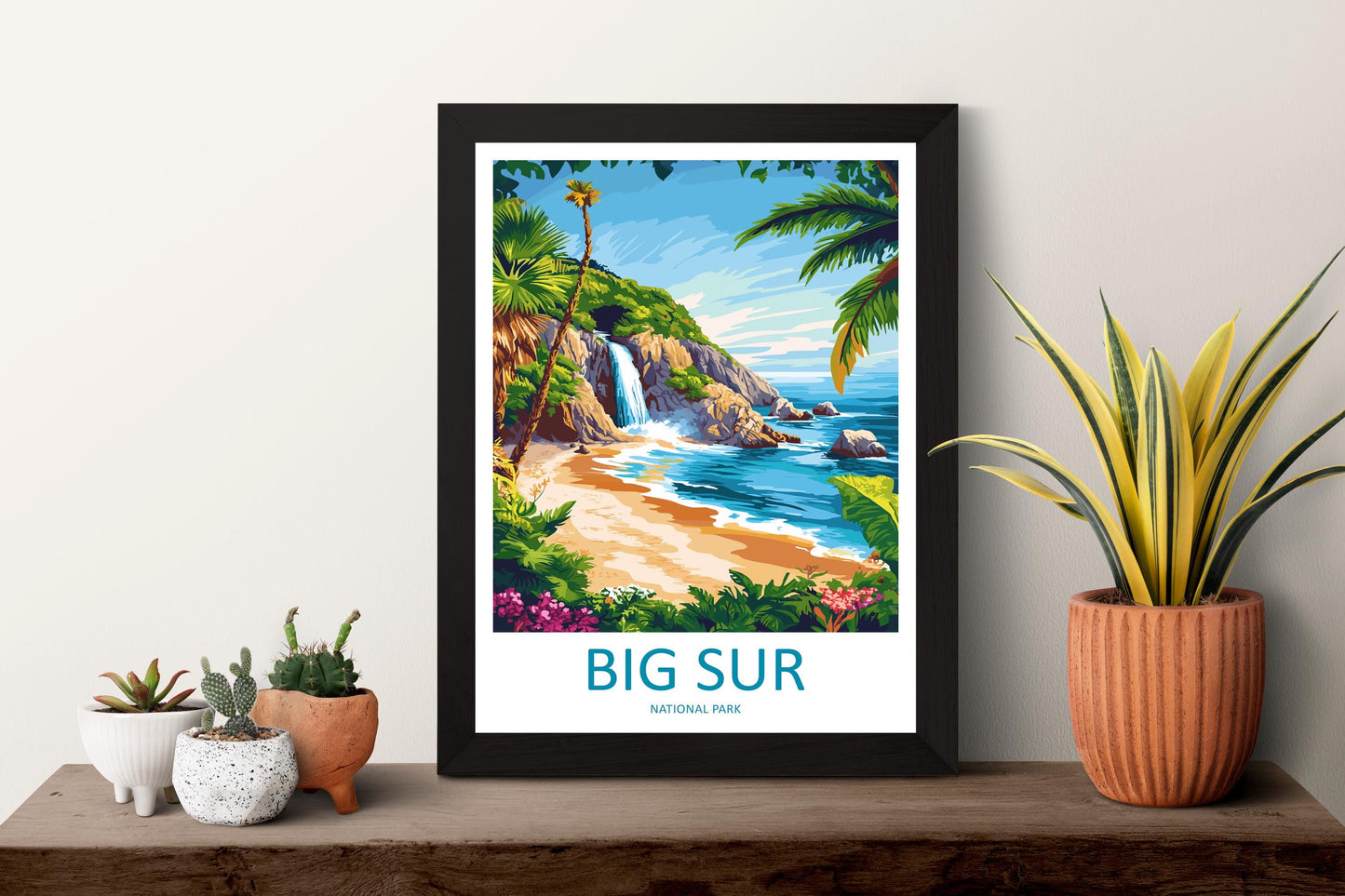 Big Sur National Park Travel Print Wall Art Big Sur Wall Hanging Home Décor Big Sur Gift Art Lovers California Lover Gift Big Sur Poster