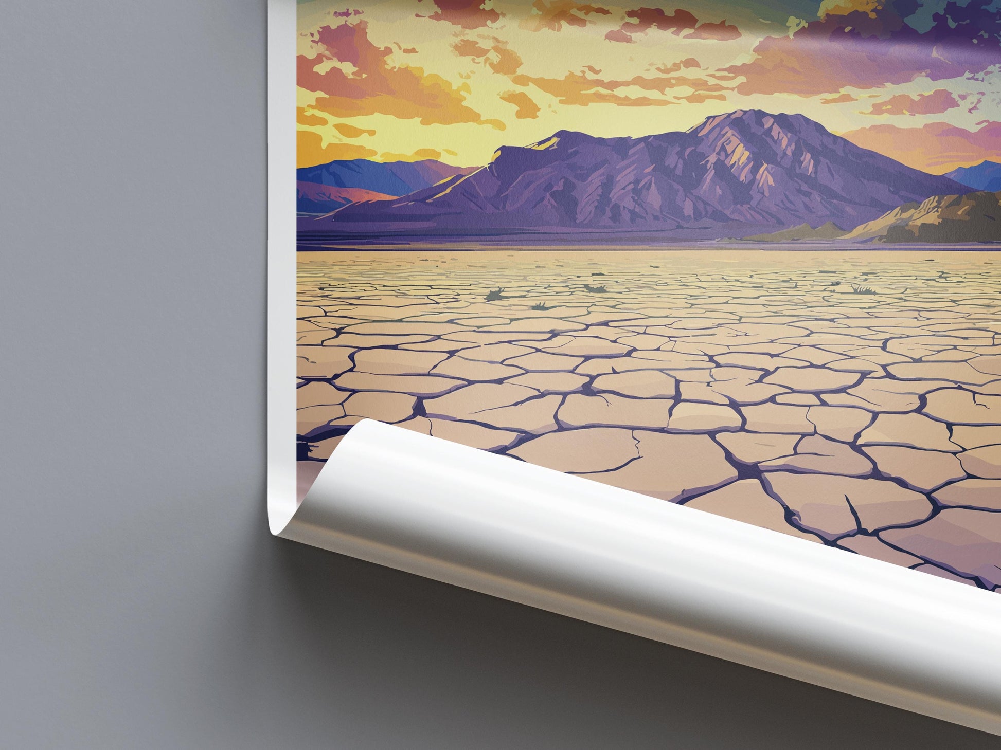 Black Rock Desert Travel Print Black Rock Desert Wall Decor Nevada Black Rock Desert Art Black Rock Desert Wall Art Nevada Poster Desert