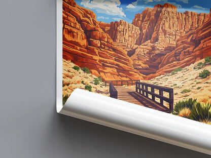 Cathedral Gorge State Park Travel Print Cathedral Gorge State Park Wall Decor Nevada Cathedral Gorge State Park Art Lake Las Vegas Wall Art