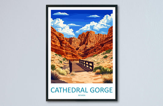 Cathedral Gorge State Park Travel Print Cathedral Gorge State Park Wall Decor Nevada Cathedral Gorge State Park Art Lake Las Vegas Wall Art