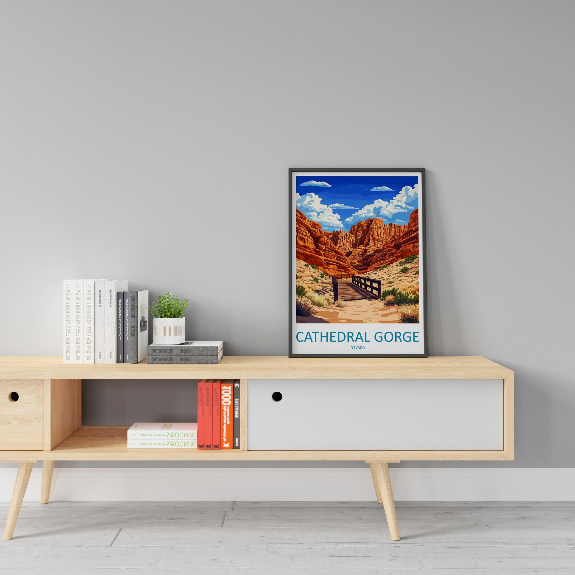Cathedral Gorge State Park Travel Print Cathedral Gorge State Park Wall Decor Nevada Cathedral Gorge State Park Art Lake Las Vegas Wall Art