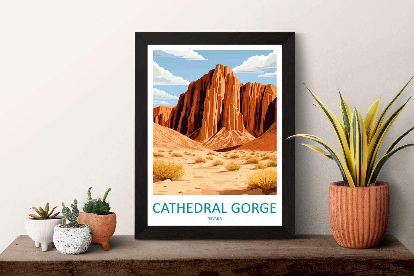 Cathedral Gorge State Park Travel Print Cathedral Gorge State Park Wall Decor Nevada Cathedral Gorge State Park Art Lake Las Vegas Wall Art