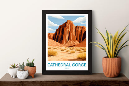 Cathedral Gorge State Park Travel Print Cathedral Gorge State Park Wall Decor Nevada Cathedral Gorge State Park Art Lake Las Vegas Wall Art