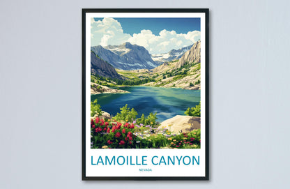 Lamoille Canyon Travel Print Lamoille Canyon Wall Decor Nevada Lamoille Canyon Art Lamoille Canyon Wall Art Nevada Poster Gift