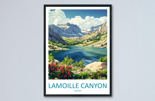 Lamoille Canyon Travel Print Lamoille Canyon Wall Decor Nevada Lamoille Canyon Art Lamoille Canyon Wall Art Nevada Poster Gift