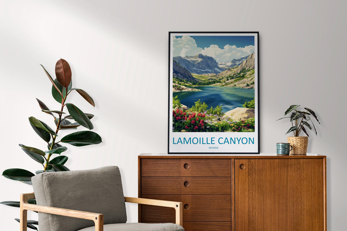 Lamoille Canyon Travel Print Lamoille Canyon Wall Decor Nevada Lamoille Canyon Art Lamoille Canyon Wall Art Nevada Poster Gift