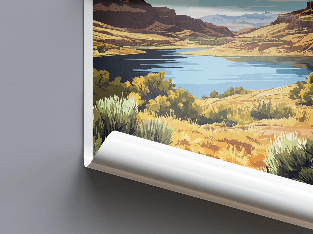 Echo Canyon Travel Print Echo Canyon Wall Decor Nevada Echo Canyon Art Echo Canyon Wall Art Nevada Poster Gift Echo Canyon Park Art