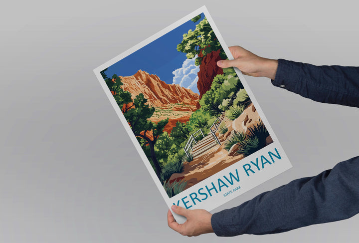 Kershaw Ryan Travel Print Kershaw Ryan Wall Decor Nevada Kershaw Ryan Art Kershaw Ryan Wall Art Nevada Poster Gift Kershaw Ryan Park Art