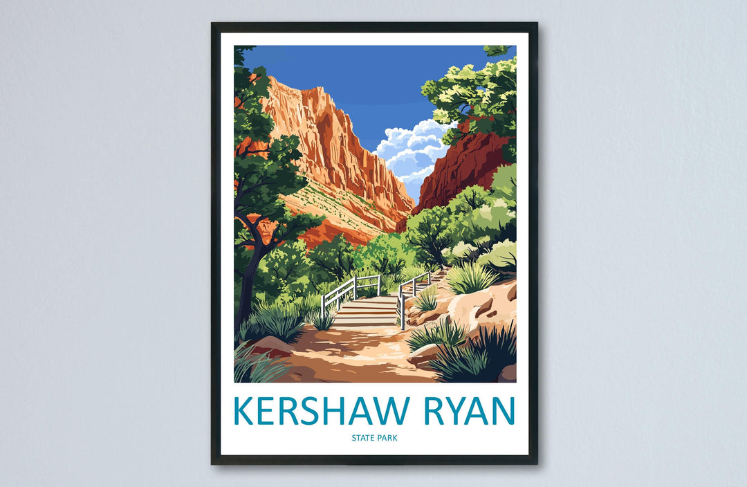 Kershaw Ryan Travel Print Kershaw Ryan Wall Decor Nevada Kershaw Ryan Art Kershaw Ryan Wall Art Nevada Poster Gift Kershaw Ryan Park Art