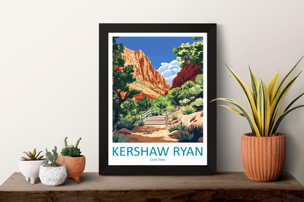 Kershaw Ryan Travel Print Kershaw Ryan Wall Decor Nevada Kershaw Ryan Art Kershaw Ryan Wall Art Nevada Poster Gift Kershaw Ryan Park Art