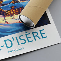 Val d'Isère Travel Print Wall Art Val d'Isère Wall Hanging Home Décor Val d'Isère Gift Art Lovers Ski Art Lover Gift Val d'Isère Print Ski