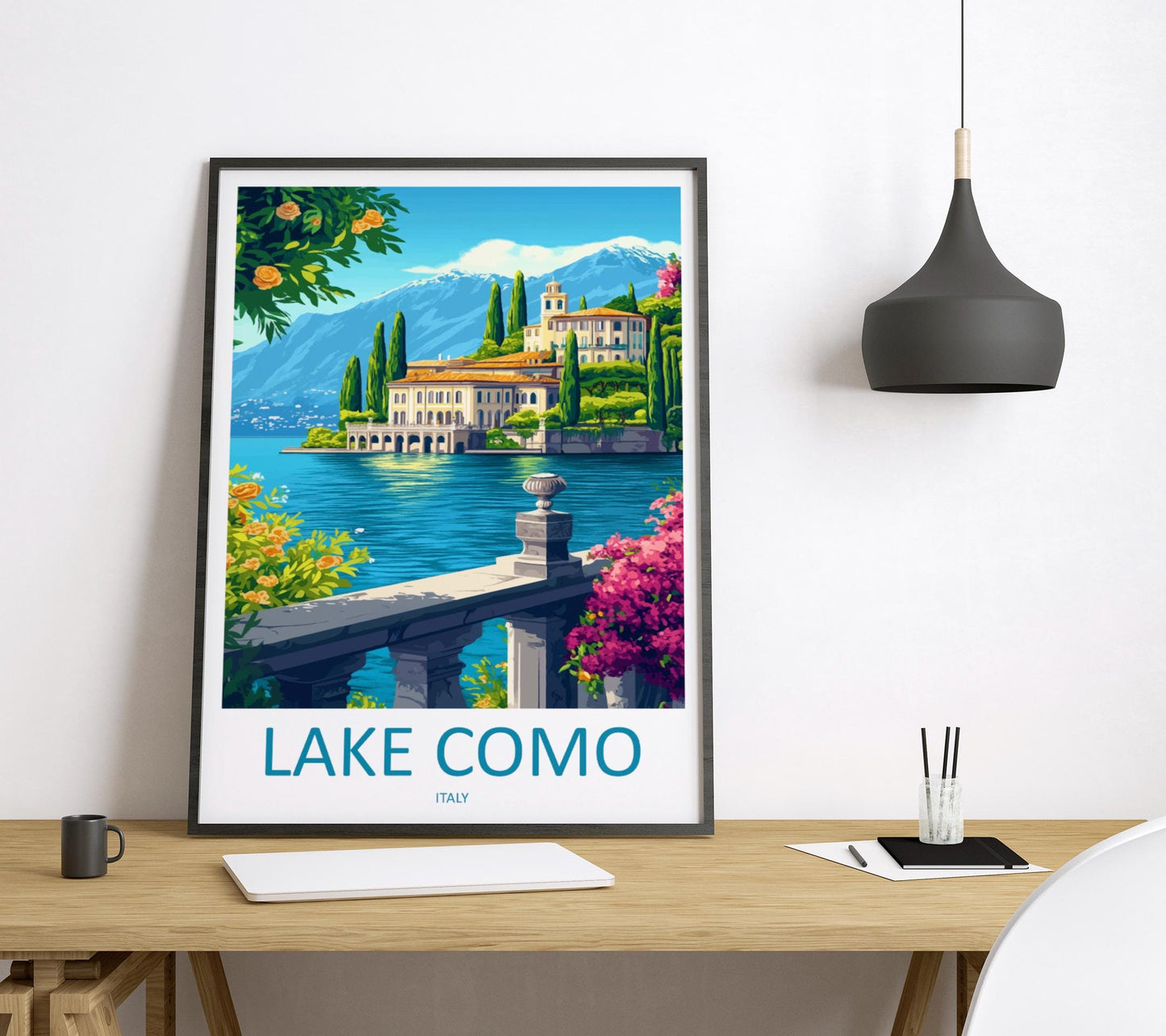 Lake Como Travel Print