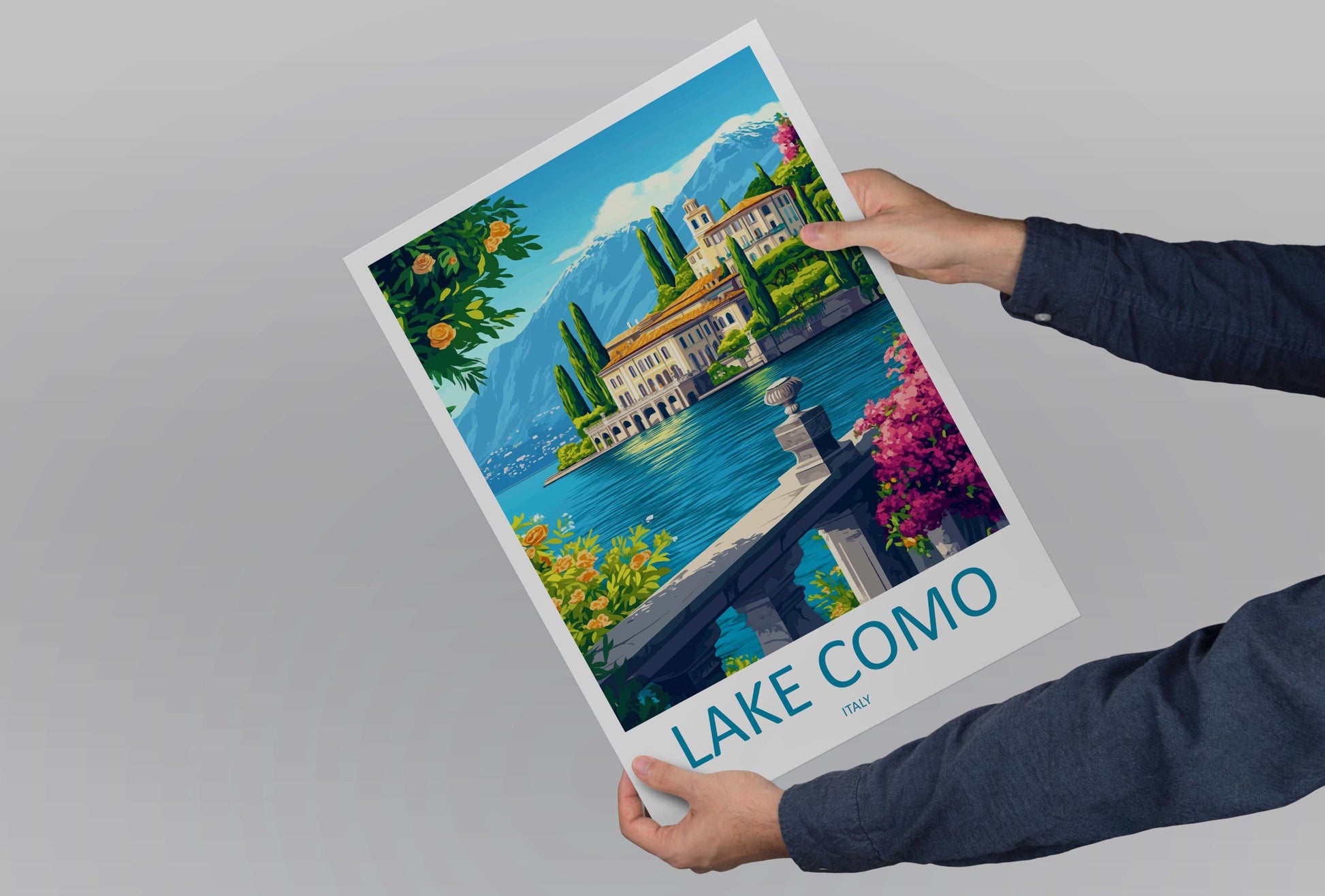 Lake Como Travel Print
