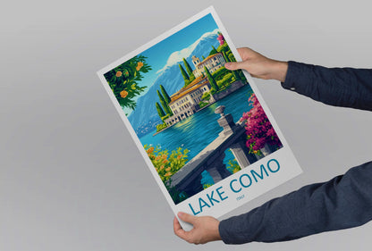Lake Como Travel Print