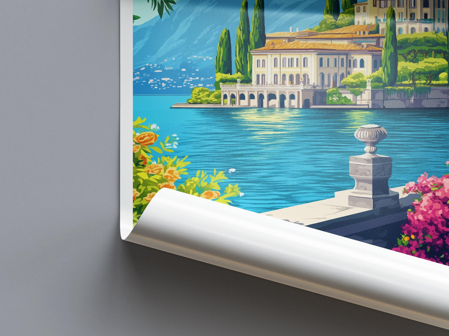 Lake Como Travel Print