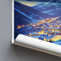 Jackson Hole Travel Print Wall Art Jackson Hole Wall Hanging Home Décor Jackson Hole Gift Art Lovers Ski Art Lover Gift Jackson Hole Print