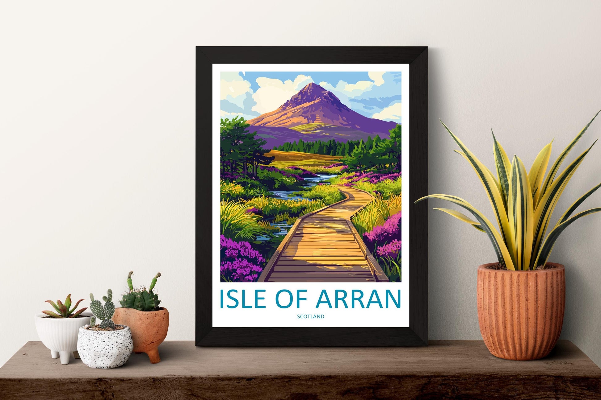 Isle Of Arran Travel Print Wall Art Isle Of Arran Wall Hanging Home Décor Isle Of Arran Gift Art Lovers Scotland Art Lover Gift Isle Poster