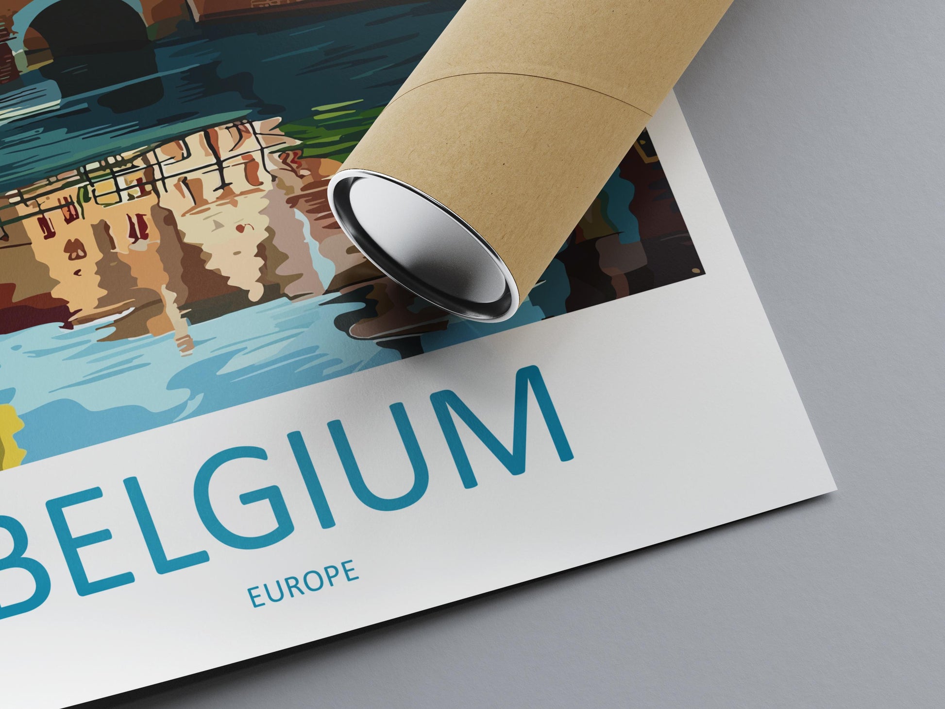Belgium Travel Print Wall Art Belgium Wall Hanging Home Décor Belgium Gift Art Lovers Belgium Art Lover Gift Brussels Wall Décor
