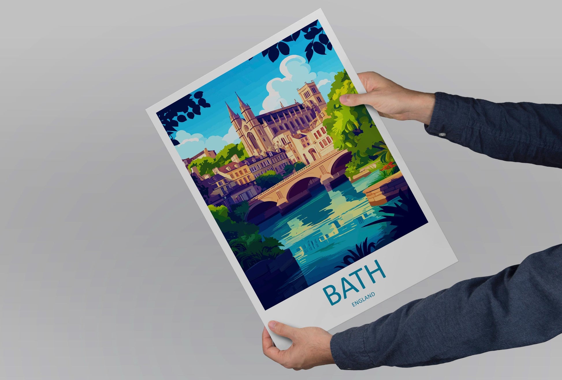 Bath Travel Print Wall Art Bath Wall Hanging Home Décor Bath Gift Art Lovers England Art Lover Gift Bath City England Travel Art Gift