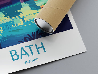 Bath Travel Print Wall Art Bath Wall Hanging Home Décor Bath Gift Art Lovers England Art Lover Gift Bath City England Travel Art Gift