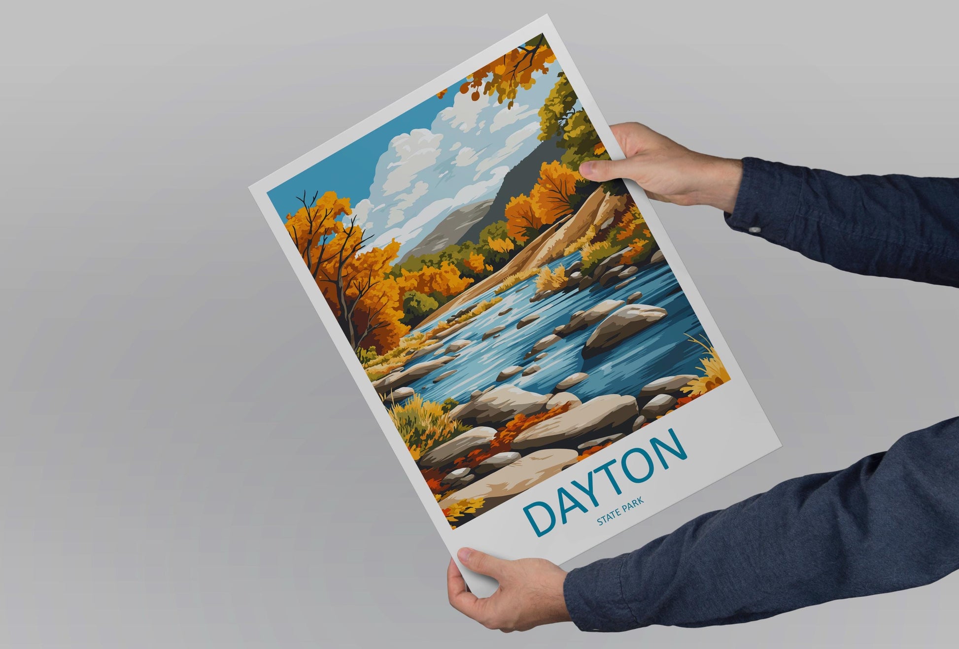 Dayton State Park Travel Print Dayton Wall Decor Nevada Dayton Art Dayton Wall Art Nevada Poster Gift Dayton State Park Art