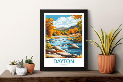 Dayton State Park Travel Print Dayton Wall Decor Nevada Dayton Art Dayton Wall Art Nevada Poster Gift Dayton State Park Art