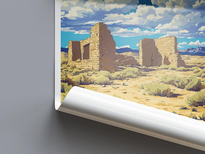 Fort Churchill Travel Print Fort Churchill Wall Decor Nevada Fort Churchill Art Fort Churchill Wall Art Nevada Poster Gift Fort Churchill