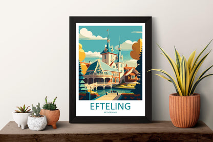 Efteling Travel Print Efteling Wall Decor Netherlands Efteling Art Efteling Wall Art Netherlands Poster Gift Efteling Park Art