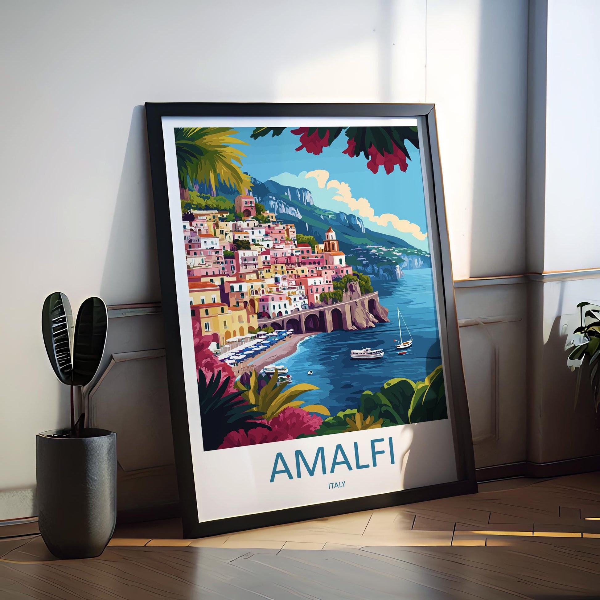 Amalfi Travel Print