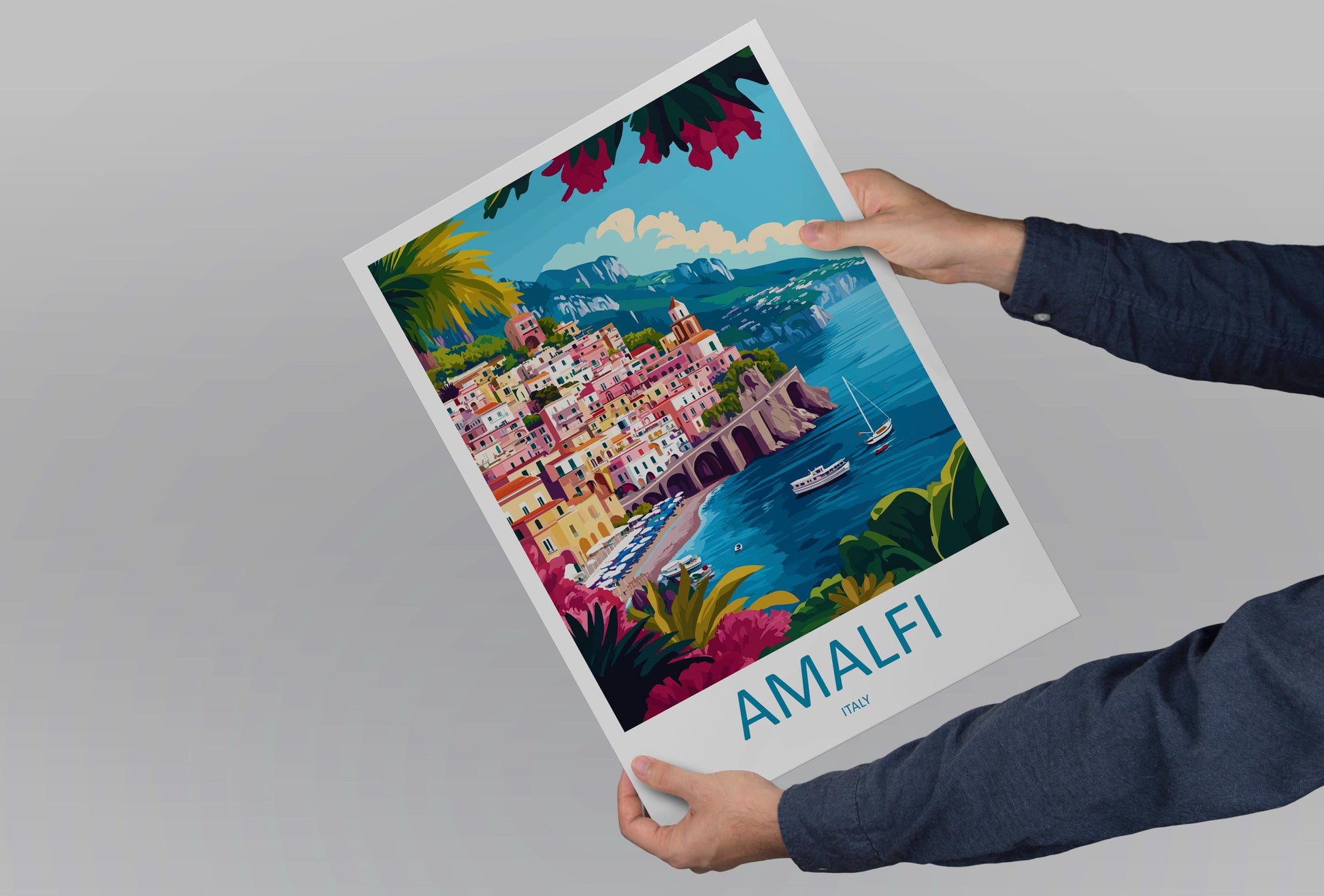 Amalfi Travel Print