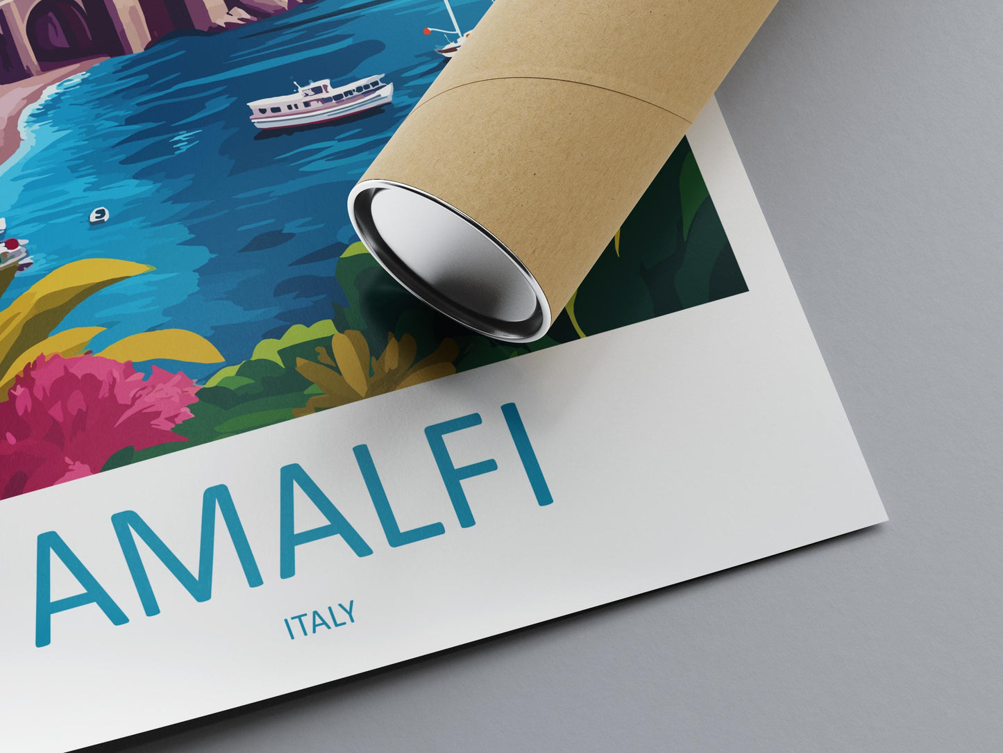 Amalfi Travel Print