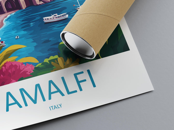 Amalfi Travel Print