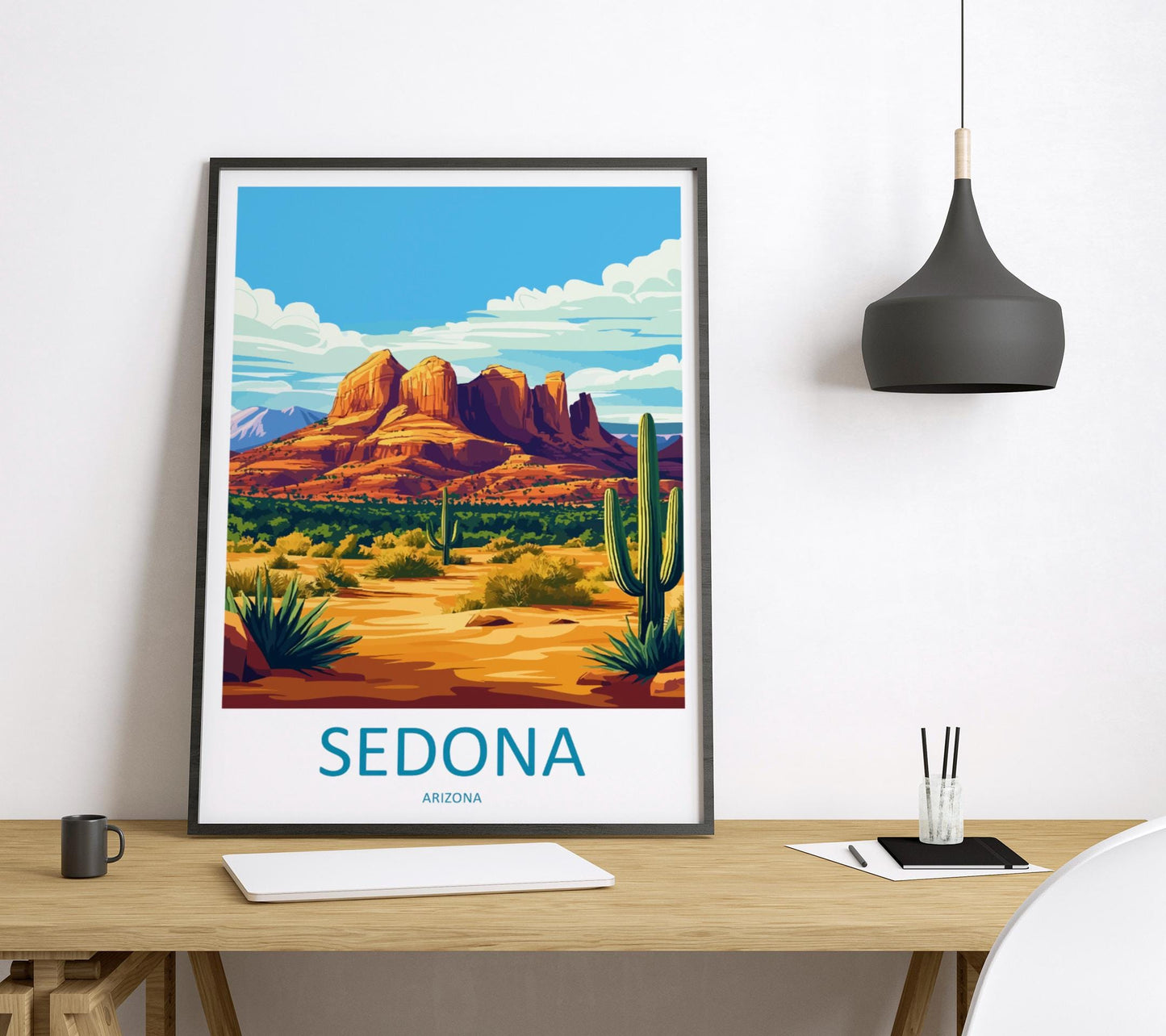 Sedona Travel Print Sedona Home Décor Arizona Art Print Sedona Wall Print For Sedona Gift Wall Hanging Arizona Sedona Desert Artwork Décor