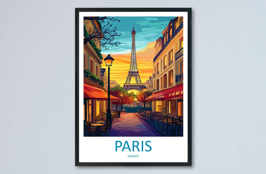 Paris Travel Print Wall Art Paris Wall Hanging Home Décor Paris Gift Art Lovers France Art Lover Gift Paris Print France Wall Art Décor