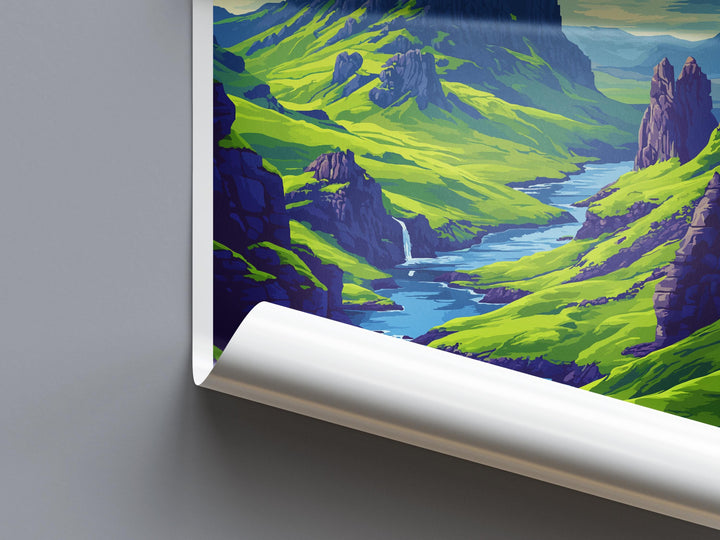 Isle Of Skye Travel Print Wall Art Isle Of Skye Wall Hanging Home Décor Isle Of Skye Gift Art Lovers Scotland Art Lover Gift Isle Of Skye