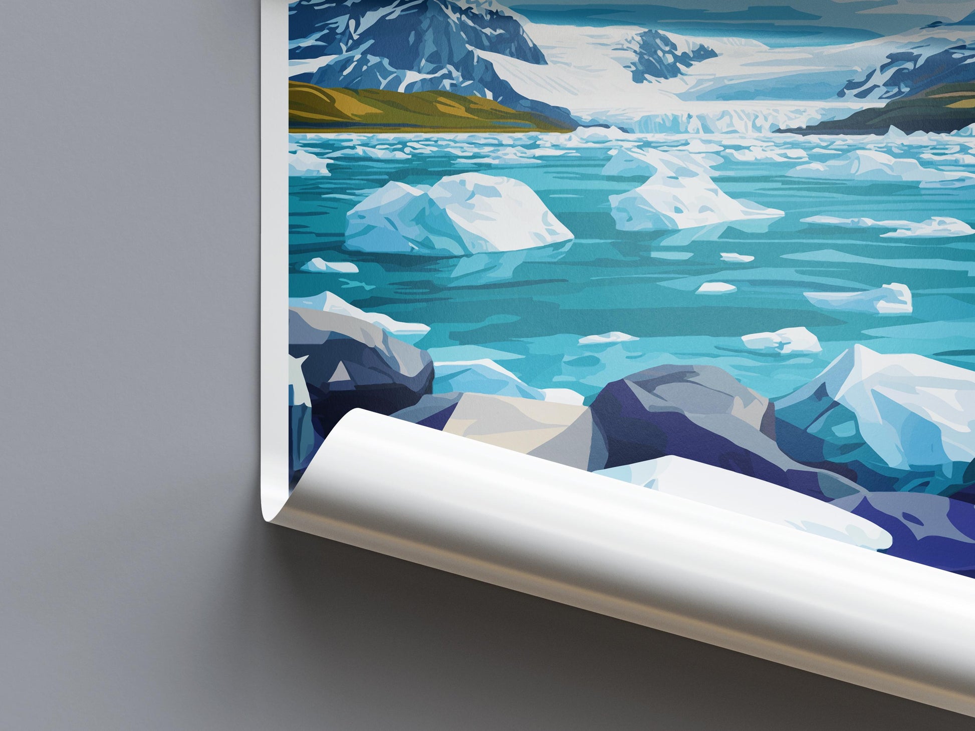 Iceland Travel Print Wall Art Iceland Wall Hanging Home Décor Iceland Gift Art Lovers Iceland Art Lover Gift Decor